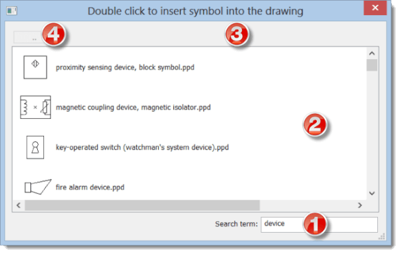 search symbols