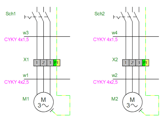 diagram: list of terminals